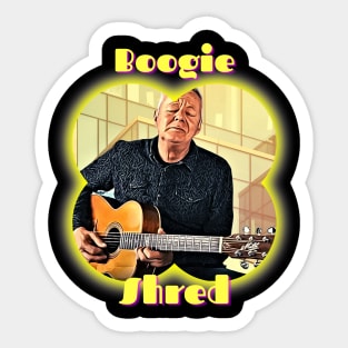 Boogie Shred (senior guitarist with feeling) Sticker